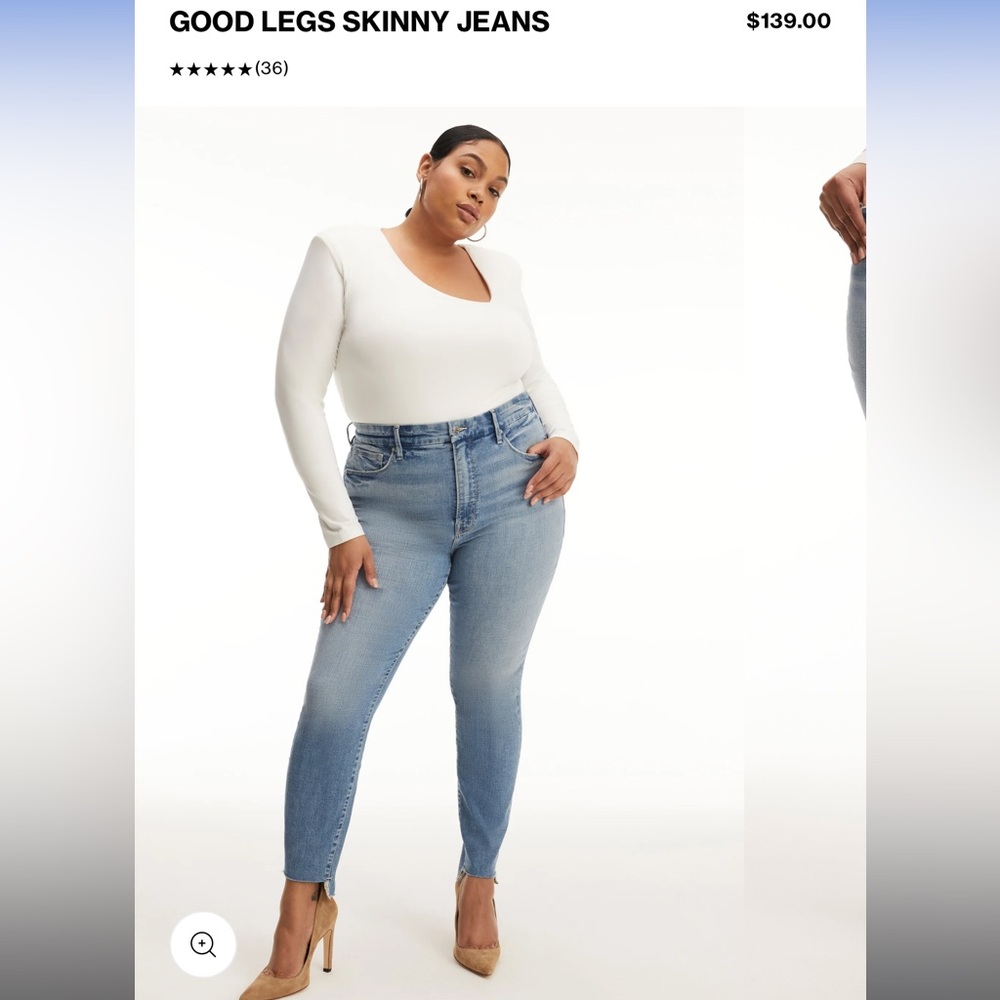 NEW Good American Good Legs Skinny Jeans